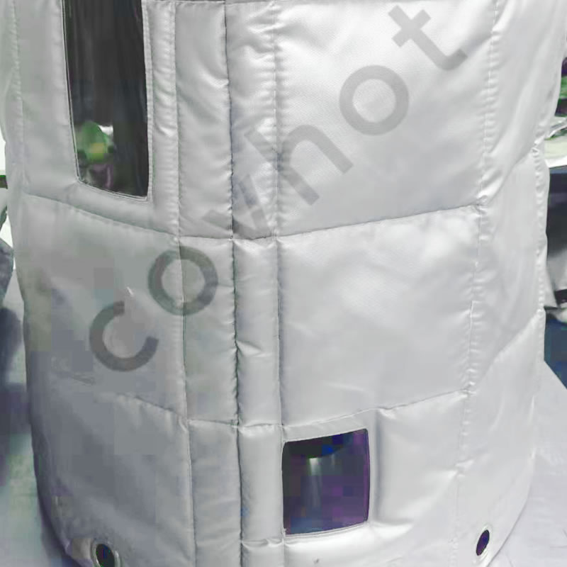 可拆卸柔性反應(yīng)釜保溫衣廠家 耐高溫550°C來圖定制 批量?jī)?yōu)惠